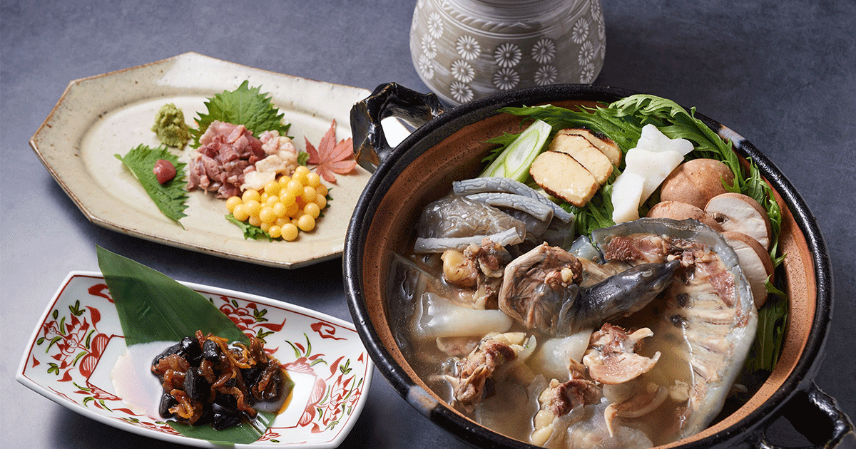 東京、月島の日本料理「すっぽんとタイ料理 月島源平」ランチ